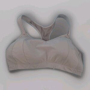 Syrokan Sports Bra Women's 42 DD Grey  Mesh Detail Racerback Adjustable Straps